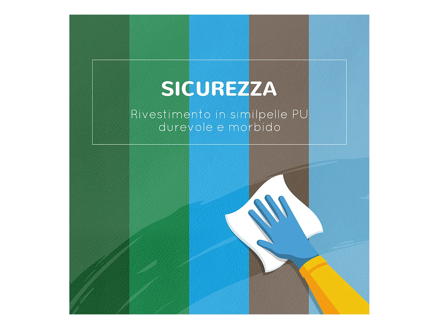 Set costruzioni morbide per bambini 1-3 anni da 6 pezzi multicolore
