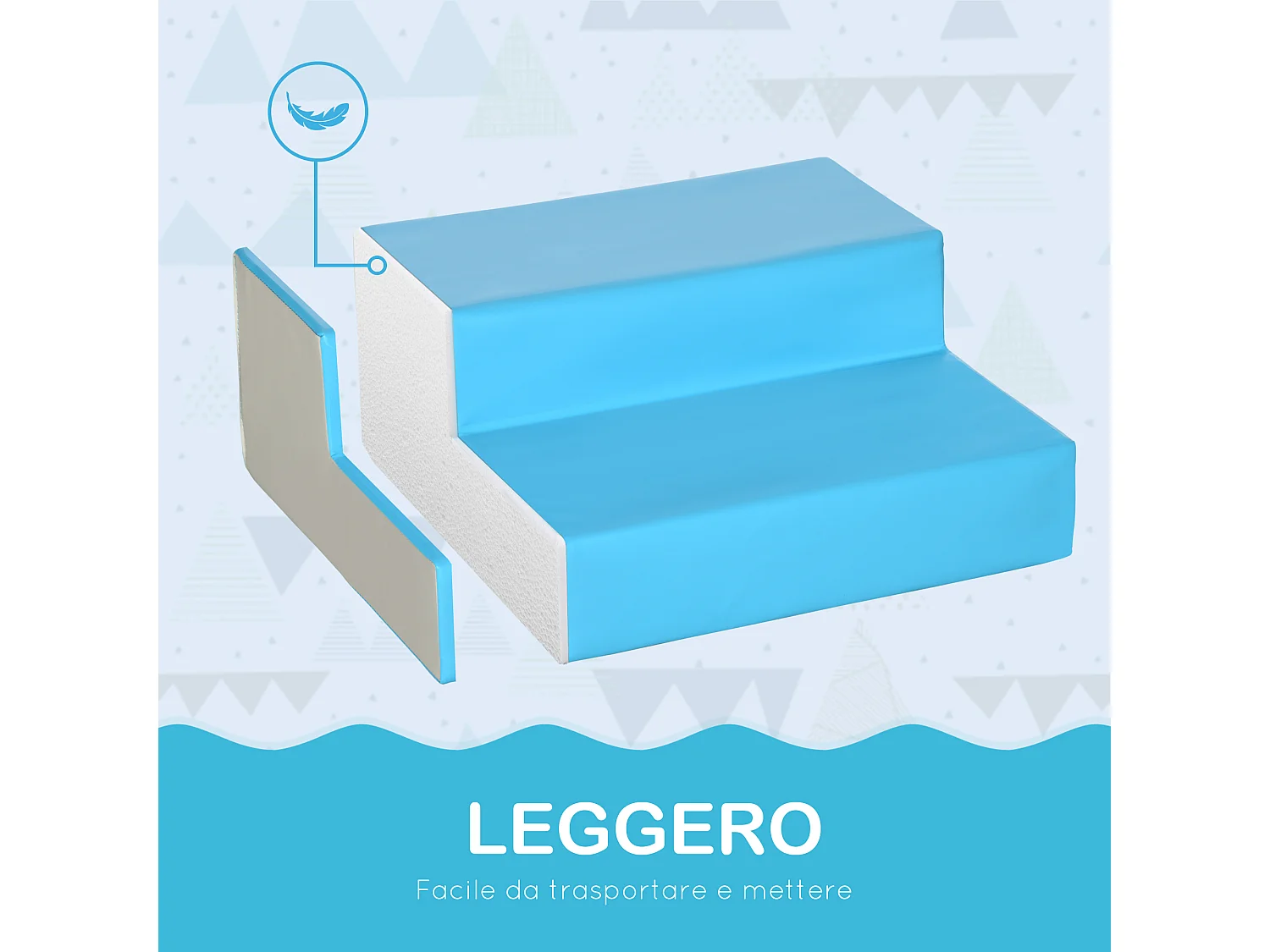 Set costruzioni morbide per bambini 1-3 anni da 6 pezzi multicolore