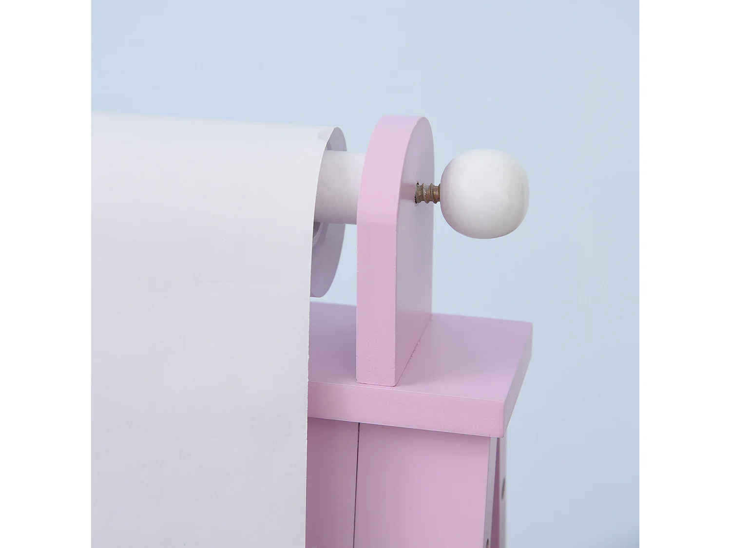 Lavagnetta per bambini in legno rosa con cavalletto 3 in 1 mdf rosa