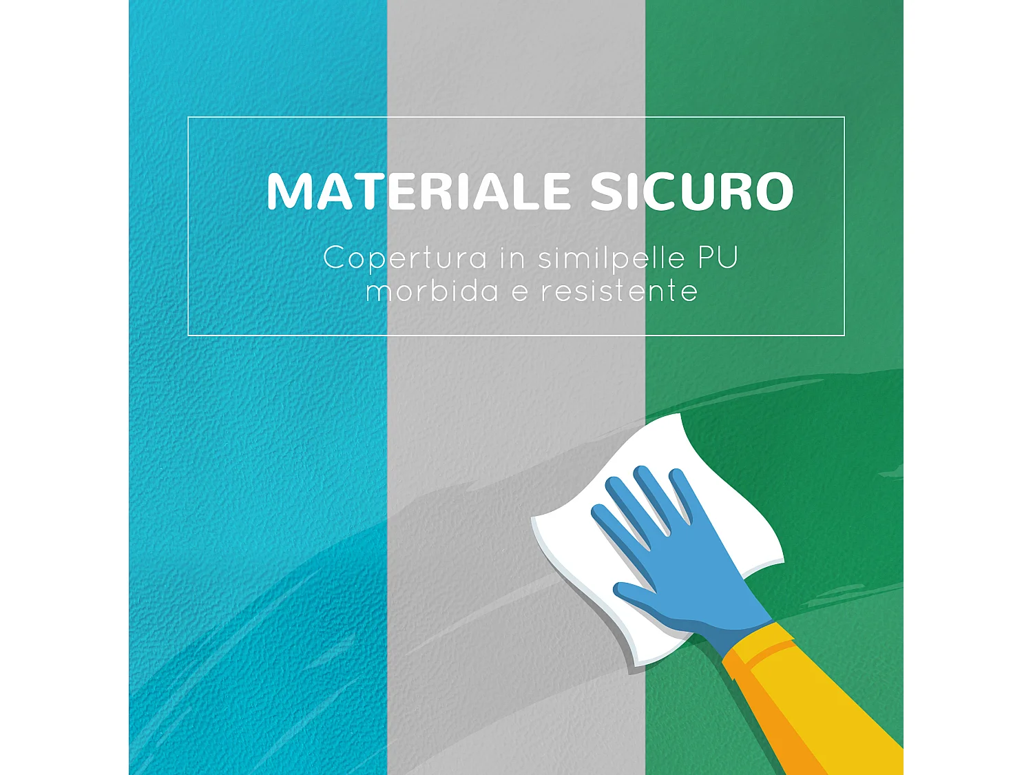 Set 5 costruzioni morbide per bambini età 1-3 anni multicolore