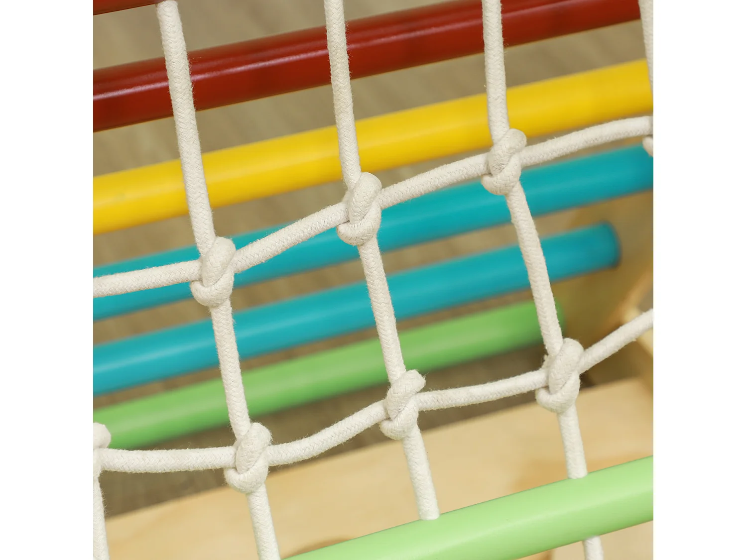 Gioco per bambini con triangolo montessori 5 in 1 in legno di pino