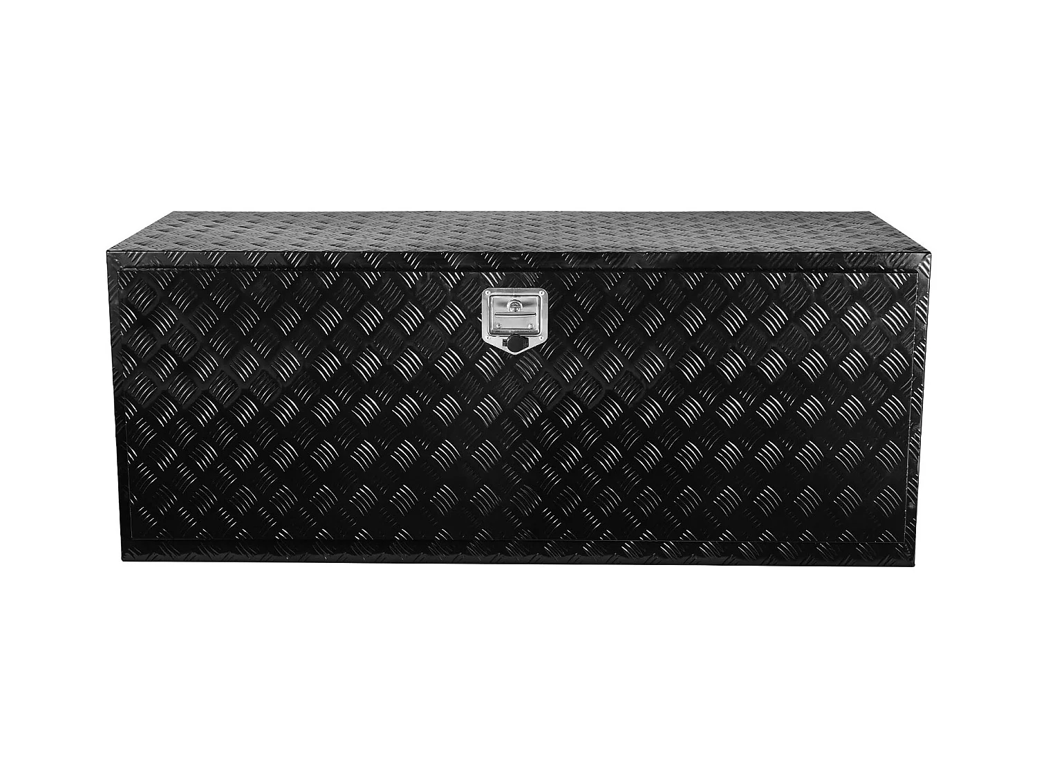 Boîte à Outils SucceBuy Boîte à Outils en Aluminium 152.4 x 60.96 x 60.96 cm pour Dessous de Caisse de Camion