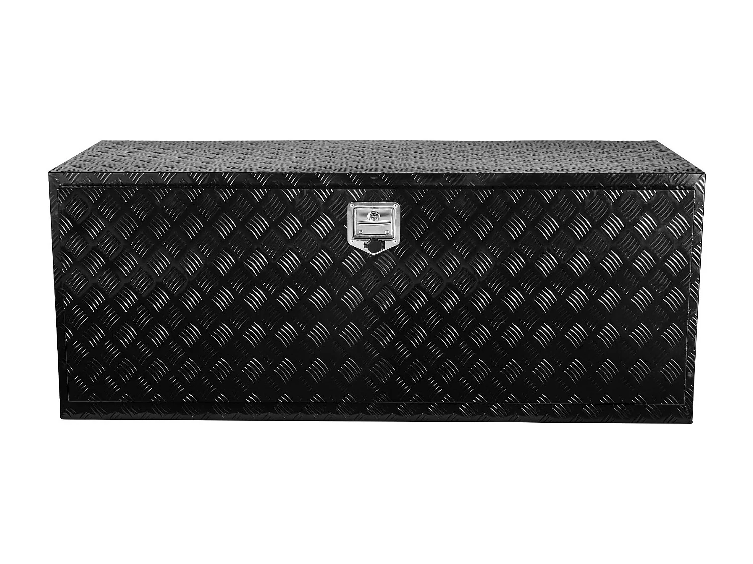 Boîte à Outils SucceBuy Boîte à Outils en Aluminium 152.4 x 60.96 x 60.96 cm pour Dessous de Caisse de Camion