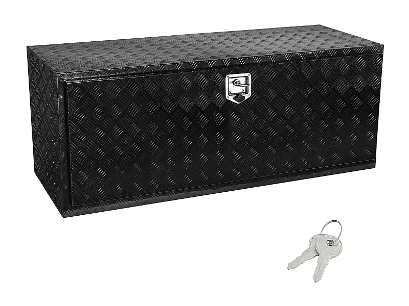 Cassetta degli Attrezzi SucceBuy Cassetta Portautensili in Alluminio per Cassone di Camion, 152.4 x 60.96 x 60.96 cm per Rimorchi