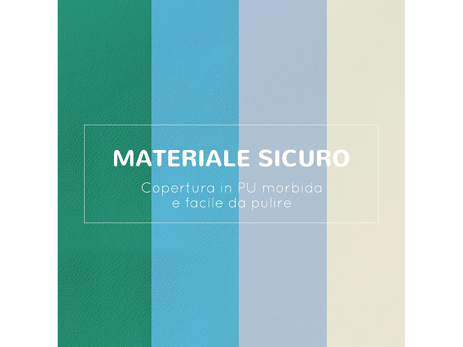 Set 4 blocchi di costruzioni morbidi per bambini 1-3 anni modulabili