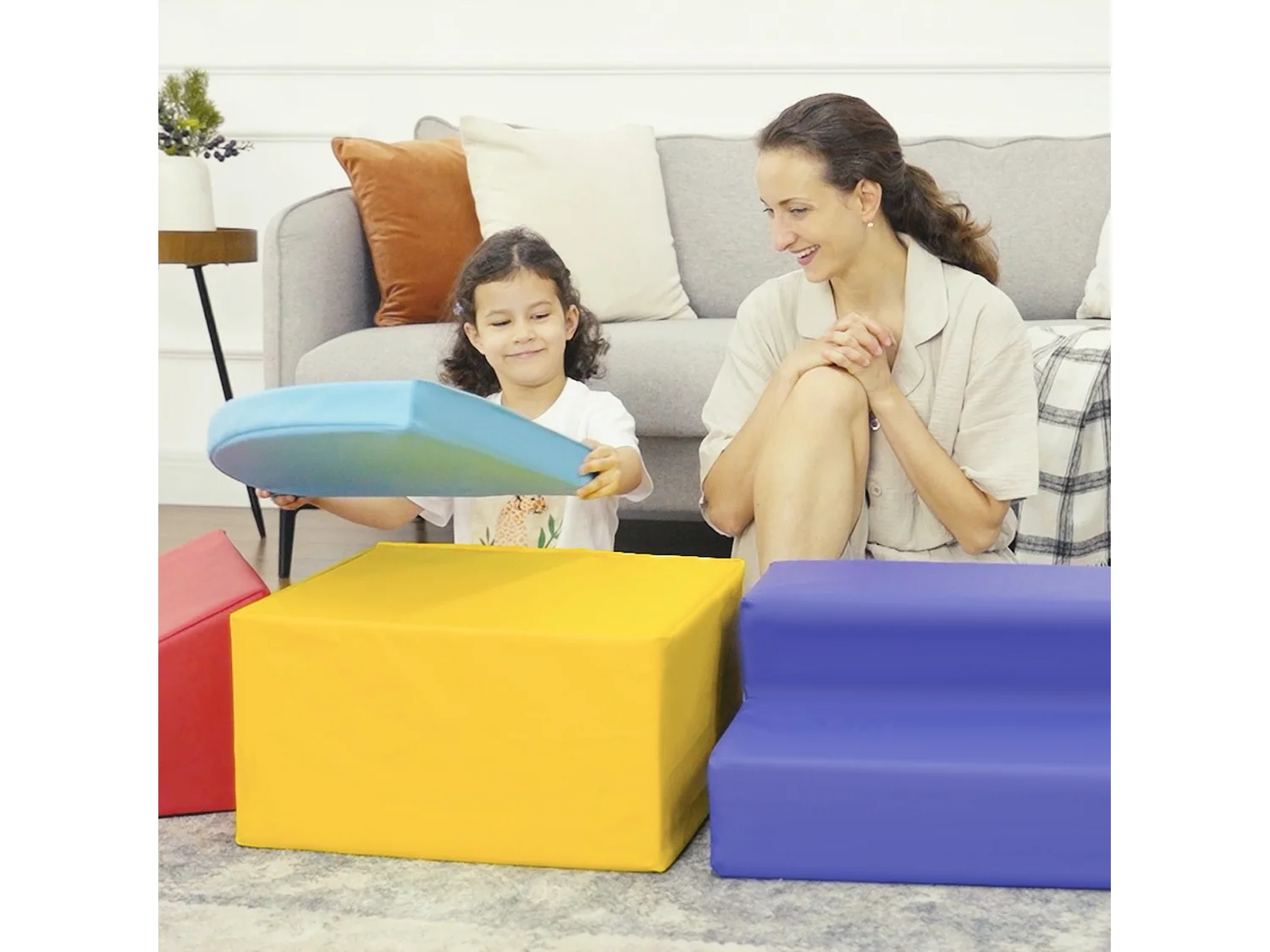 Set costruzioni morbide da 4 pezzi per bambini da 1-3 anni