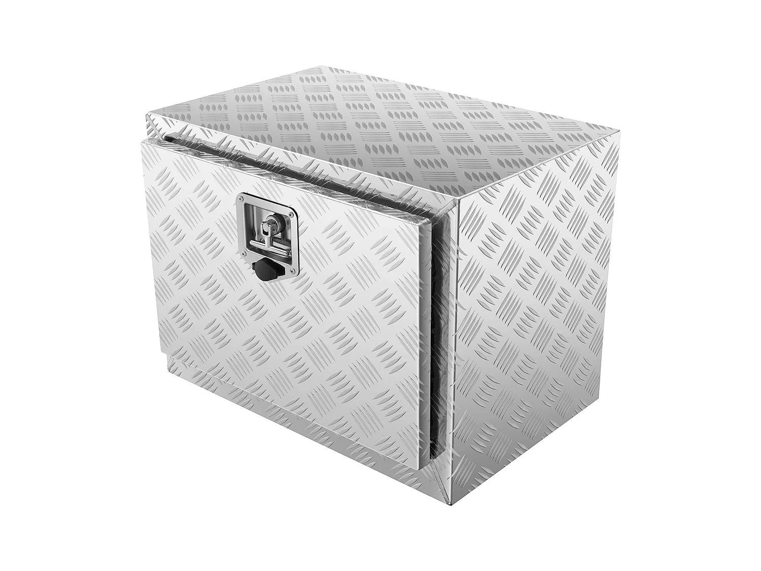 Boîte à Outils SucceBuy Boîte à Outils pour Camion Sous Caisse en Aluminium 60.96 x 35.56 x 40.64 cm, pour Remorque RV