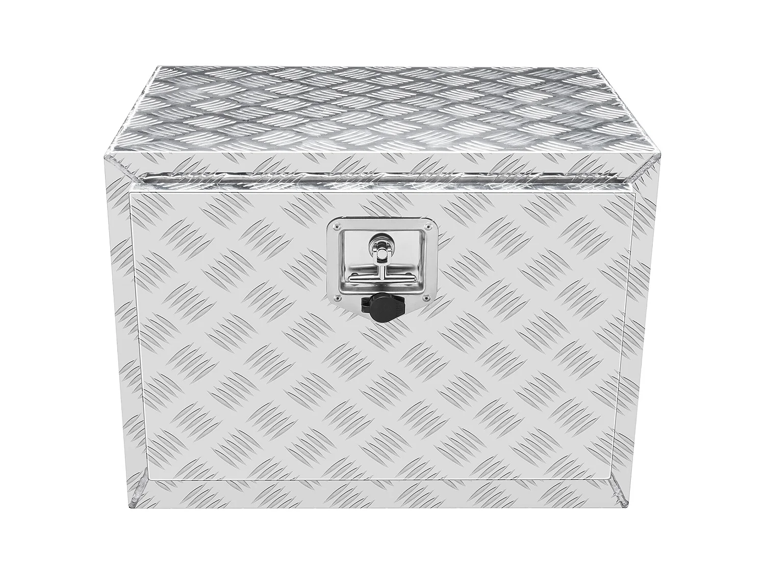 Boîte à Outils SucceBuy Boîte à Outils pour Camion Sous Caisse en Aluminium 60.96 x 35.56 x 40.64 cm, pour Remorque RV