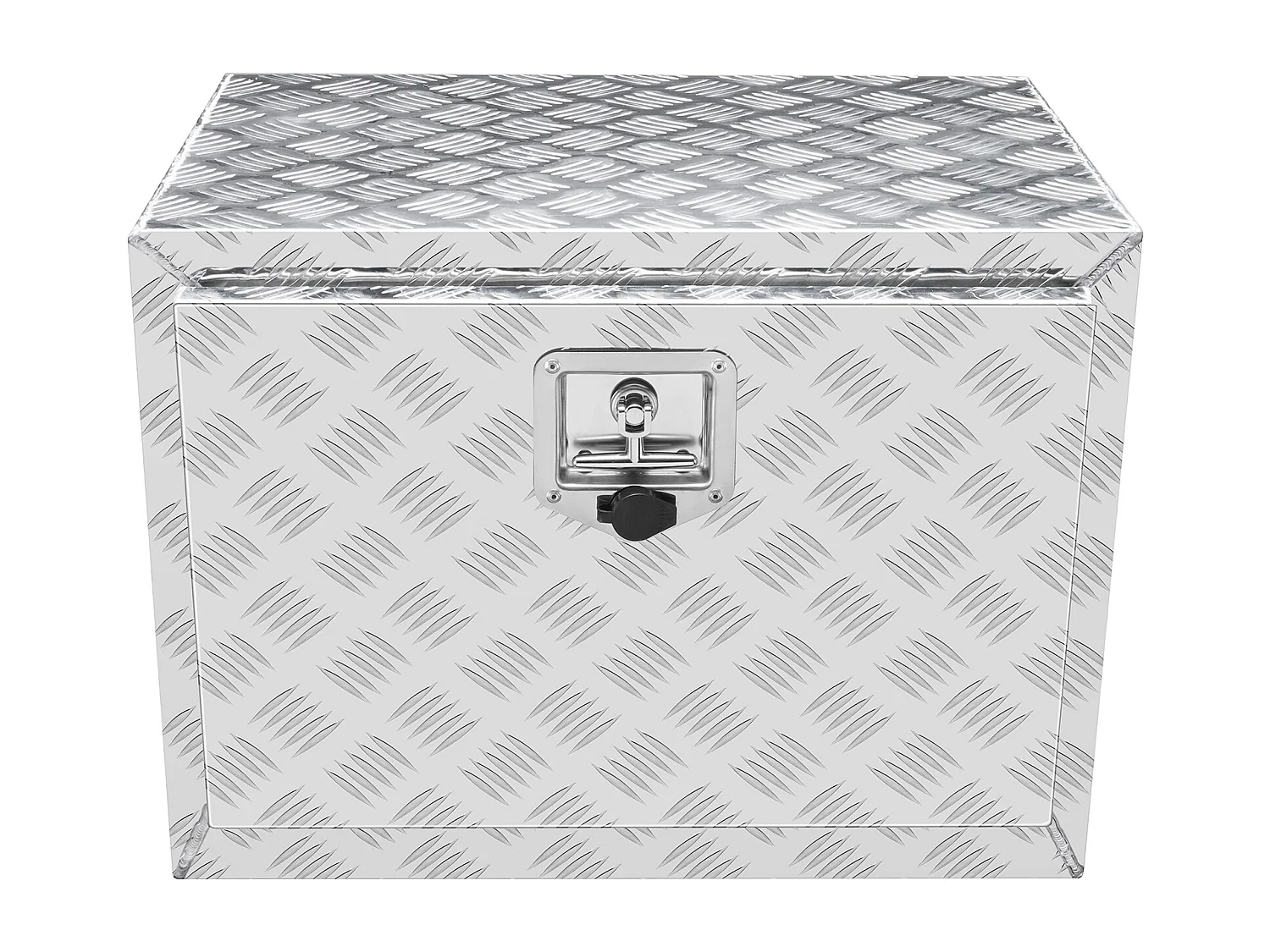 Boîte à Outils SucceBuy Boîte à Outils pour Camion Sous Caisse en Aluminium 60.96 x 35.56 x 40.64 cm, pour Remorque RV