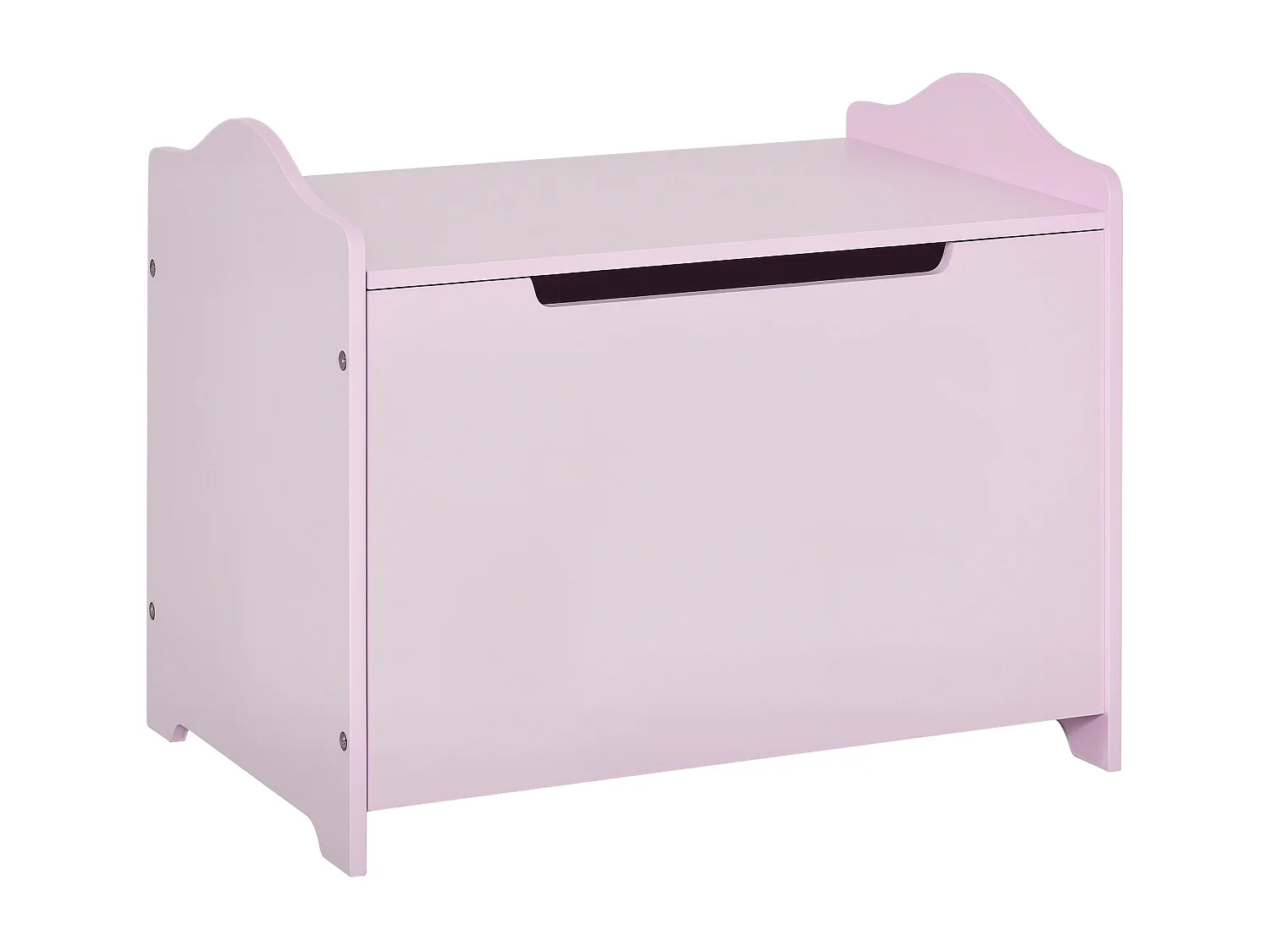 Panca contenitore portagiochi in legno e coperchio ammortizzato