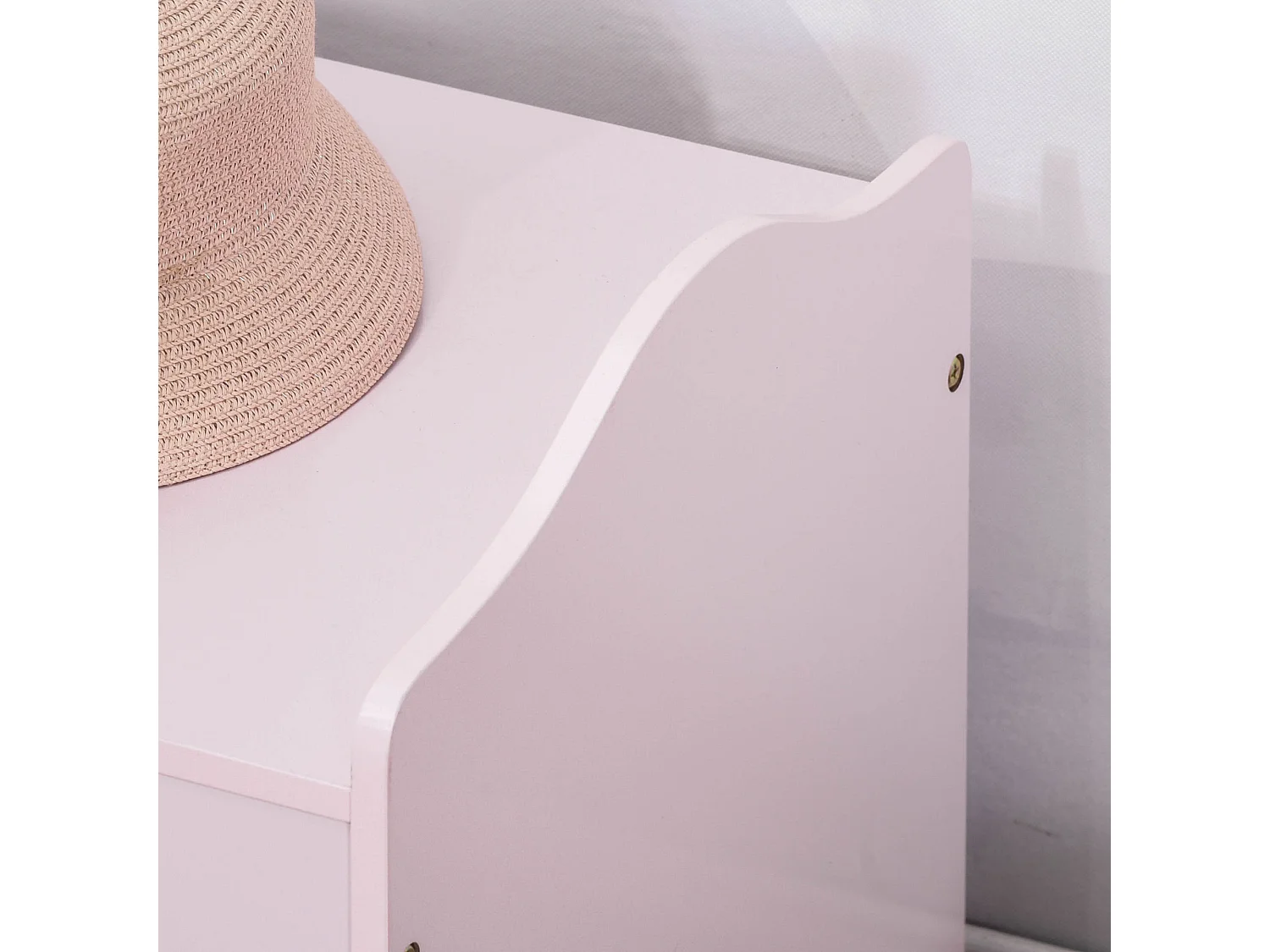 Panca contenitore portagiochi in legno e coperchio ammortizzato