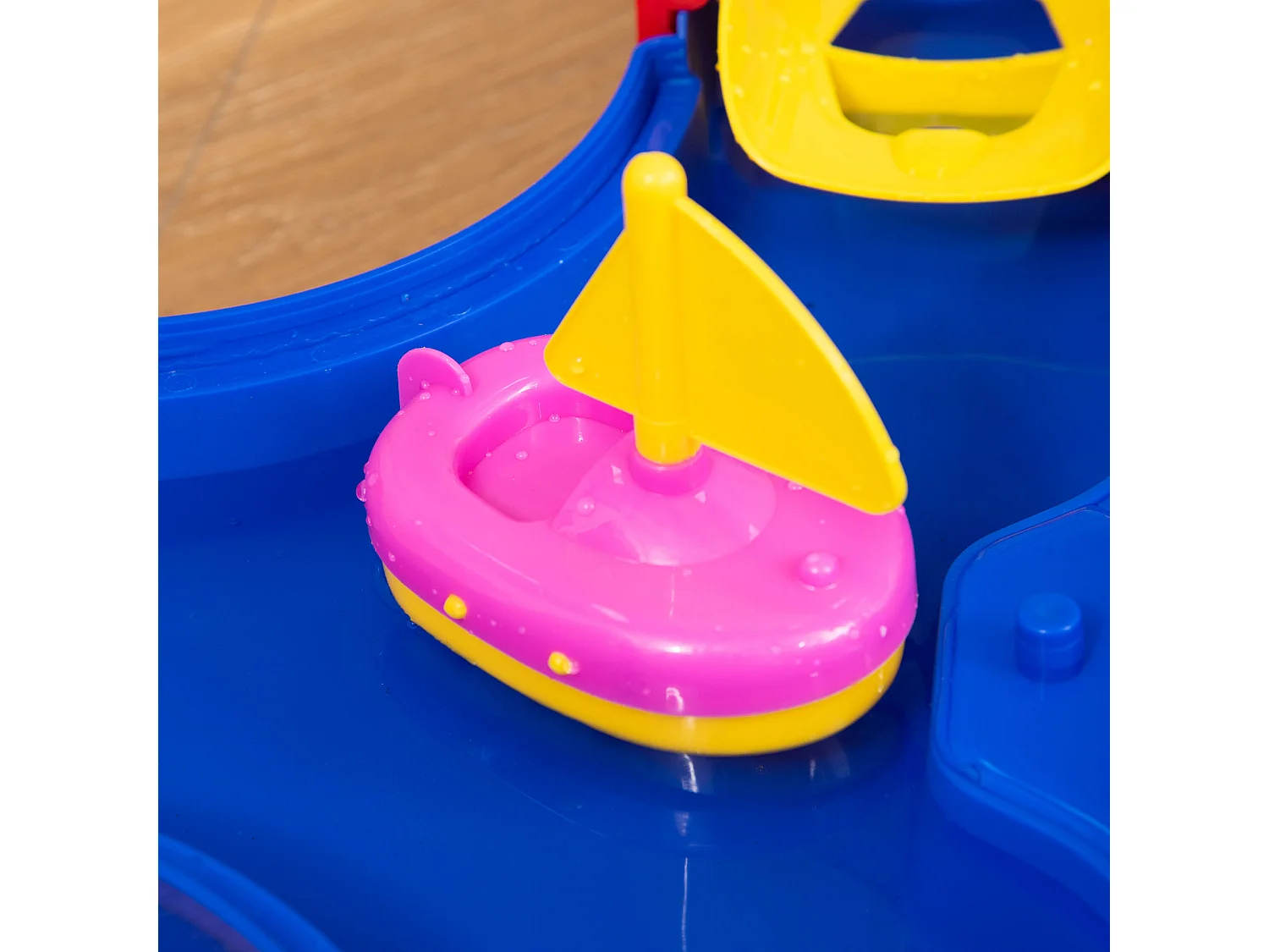 Playset per bambini 3-6 anni 53pz con acqua e sabbia blu rosso