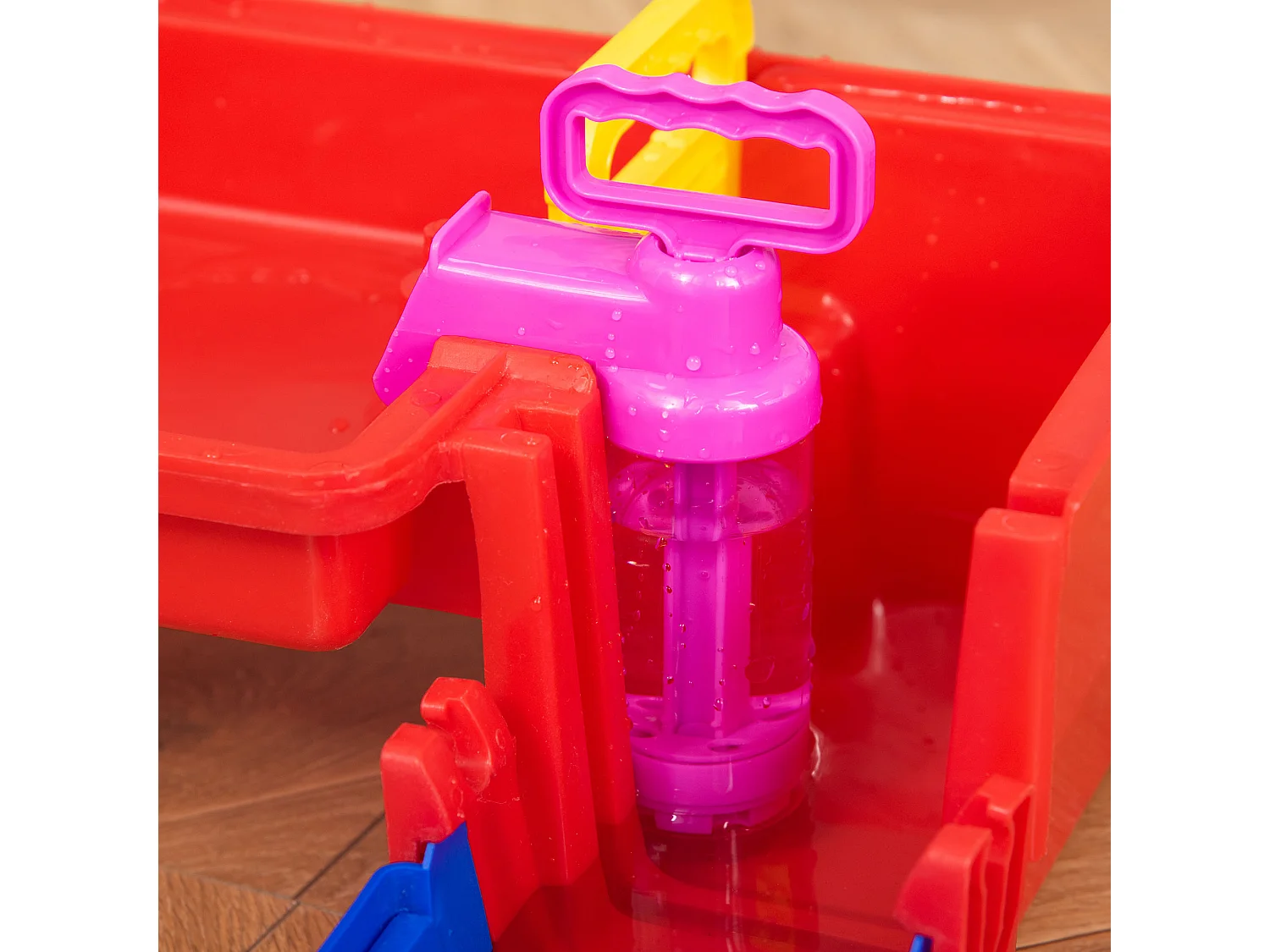 Playset per bambini 3-6 anni 53pz con acqua e sabbia blu rosso