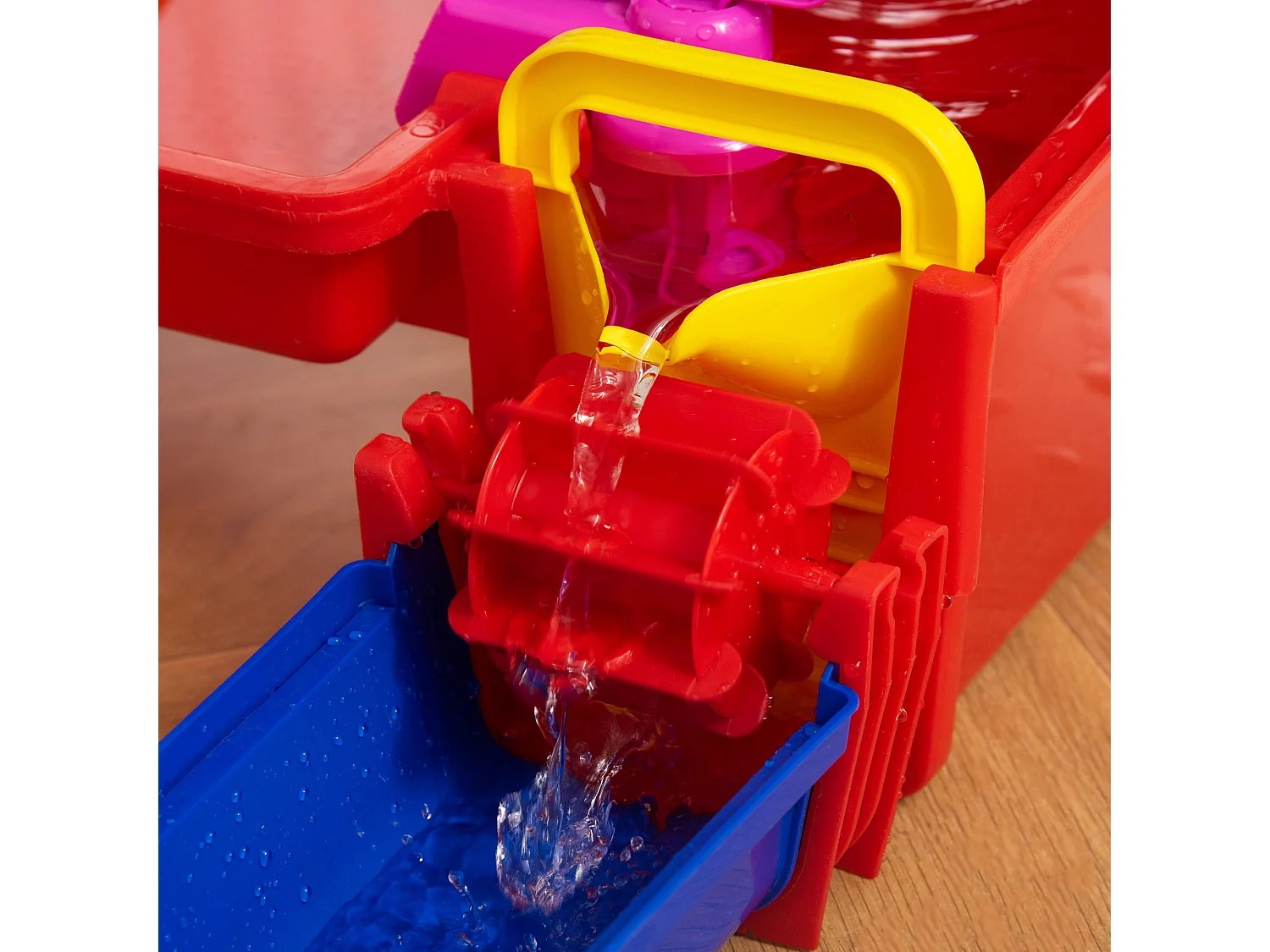 Playset per bambini 3-6 anni 78 pz con acqua e sabbia blu rosso