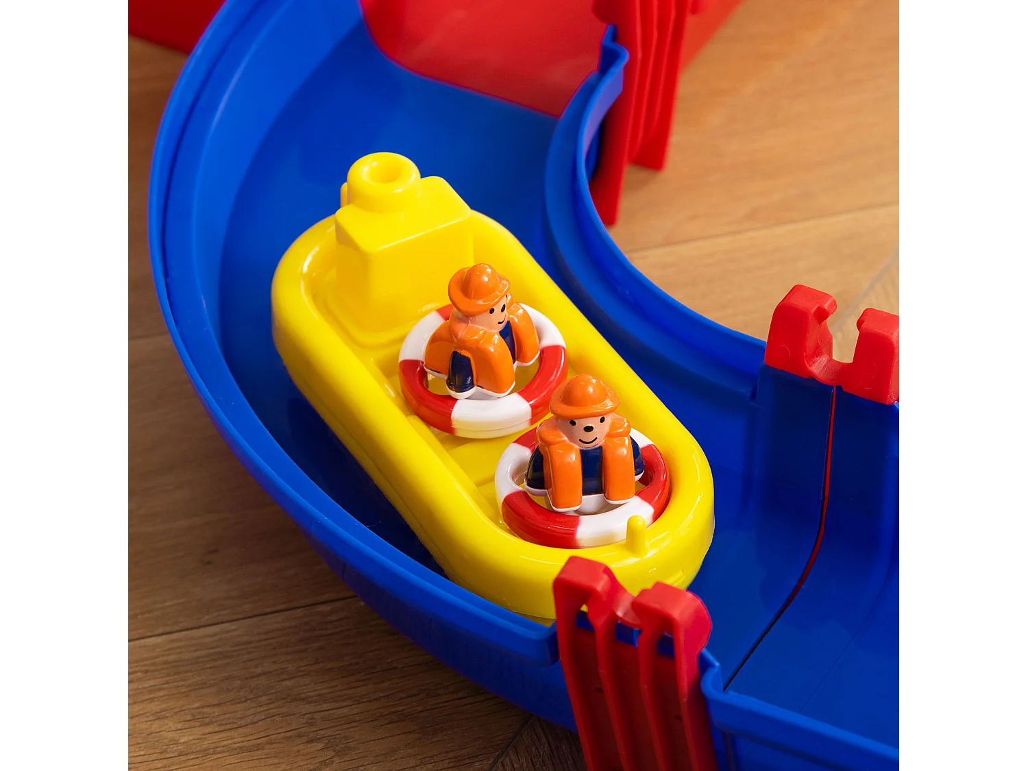 Playset per bambini 3-6 anni 78 pz con acqua e sabbia blu rosso