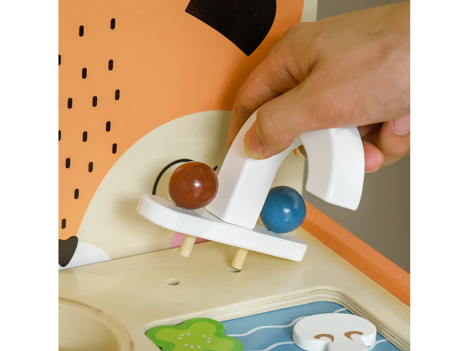 Mini cucina giocattolo in legno per bambini 3-5 anni