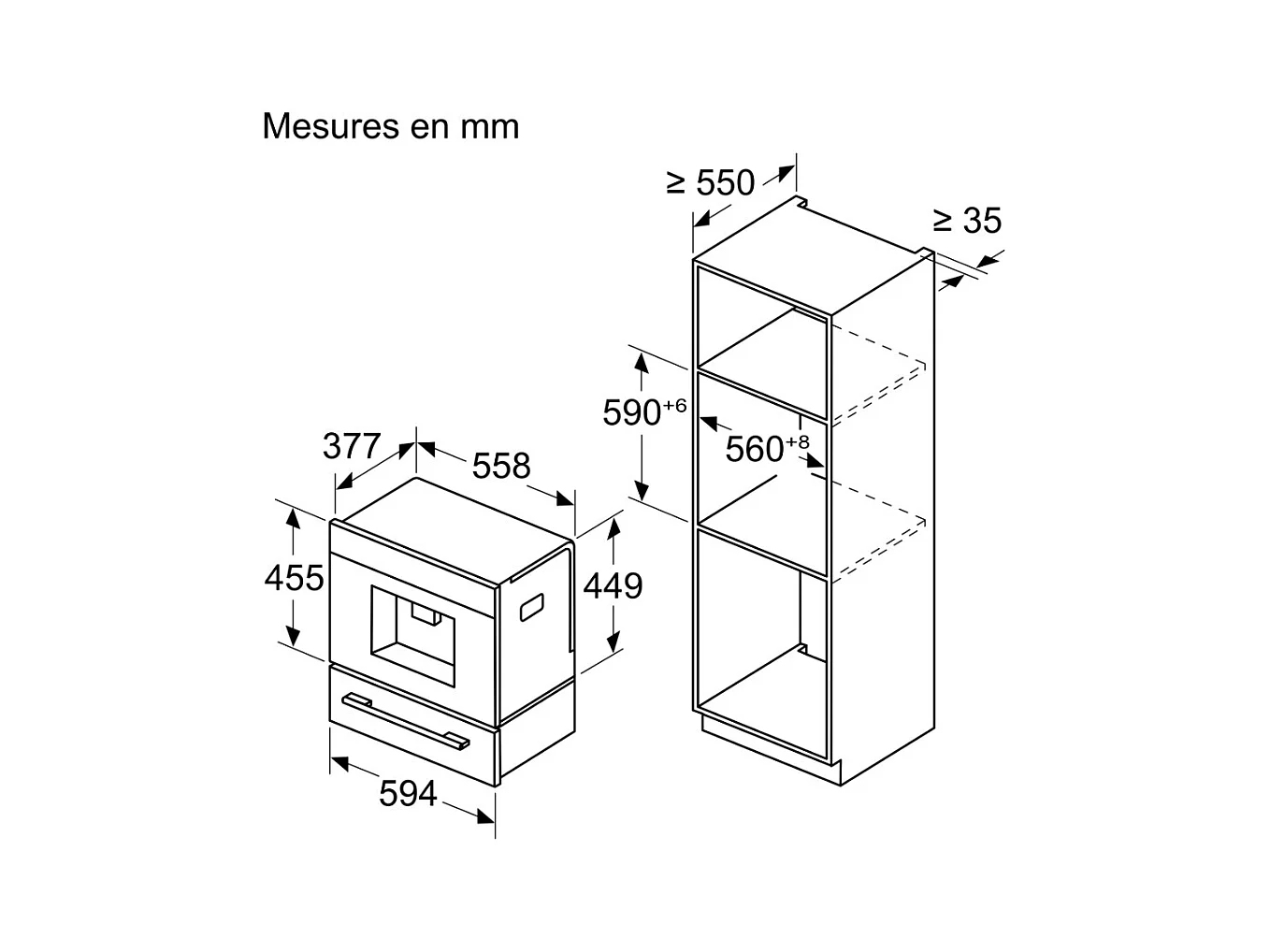 Machine à café encastrable SIEMENS CT718L1B0
