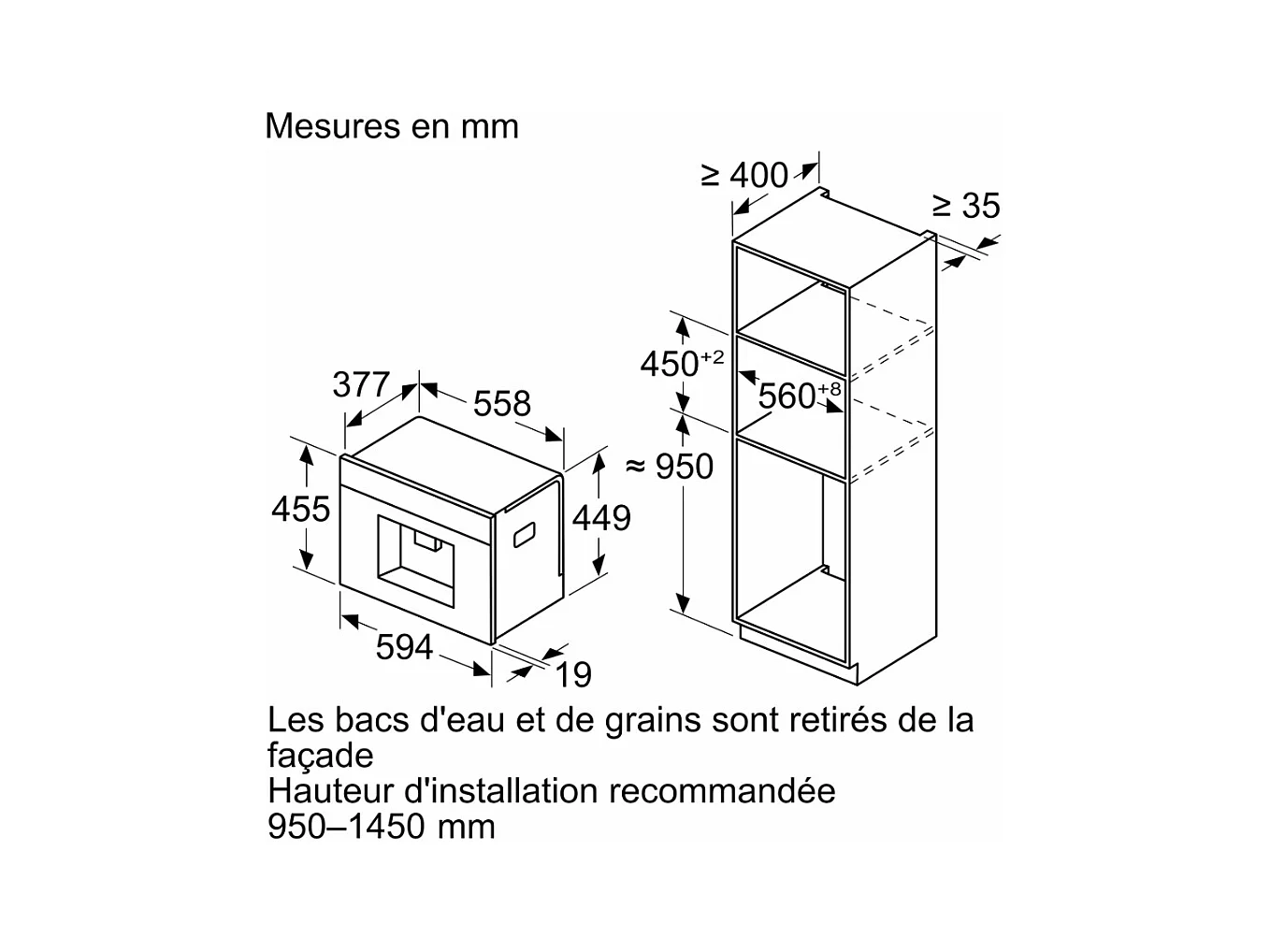 Machine à café encastrable SIEMENS CT718L1B0