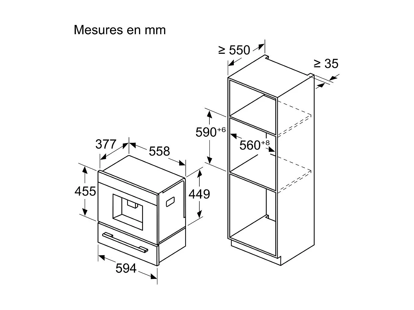 Machine à café encastrable SIEMENS CT718L1B0