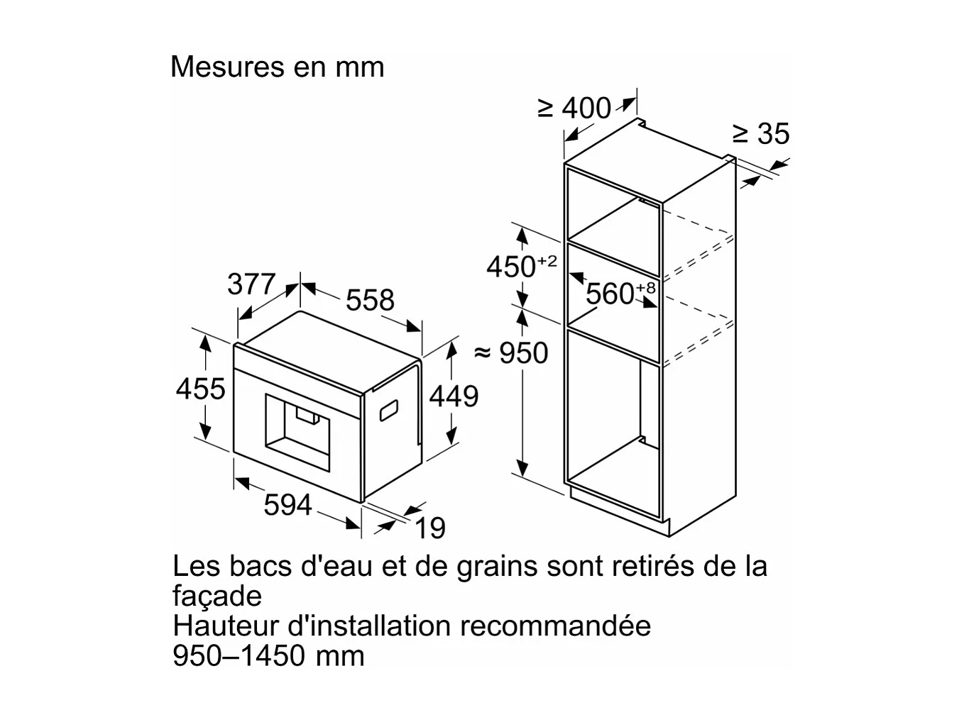 Machine à café encastrable SIEMENS CT718L1B0
