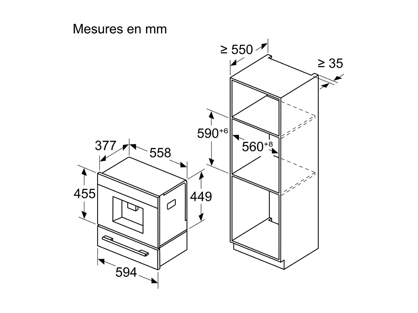 Machine à café encastrable SIEMENS CT718L1B0