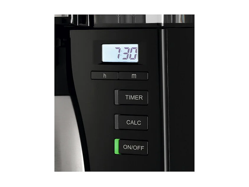 Ekspres do kawy Melitta 1025-18 Look Therm Timer czarno-srebrny (1025-18)