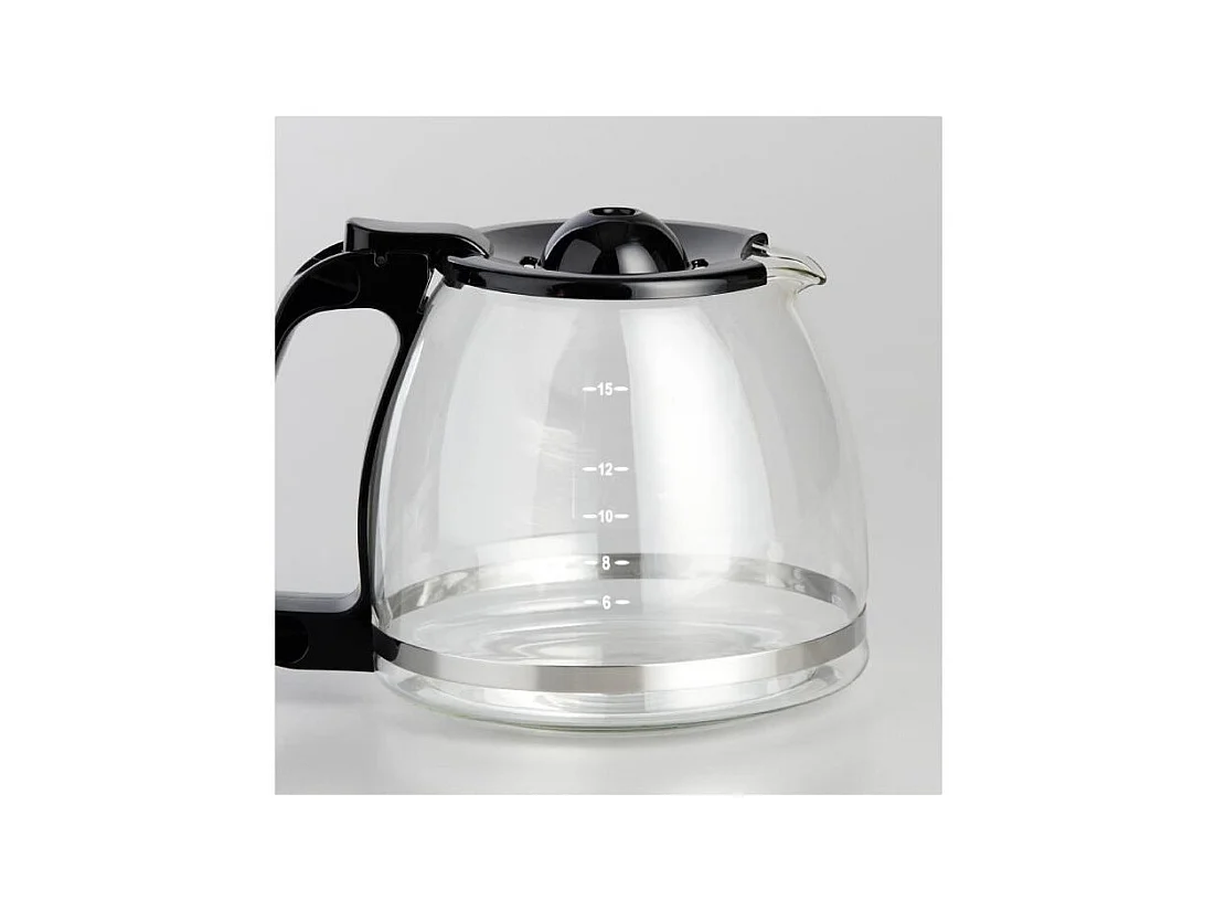 Cafetiere électrique - BRANDT - CAF815X - 15 tasses - 800 W - Noir