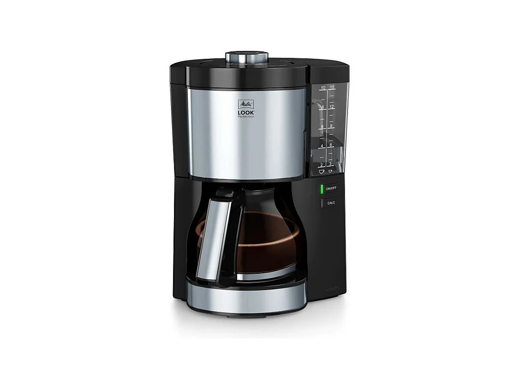 Ekspres do Kawy Filtrującej Look V Perfection Melitta 1025-06 - Czarny AromaSelector® 10 Filtrów 1,25L