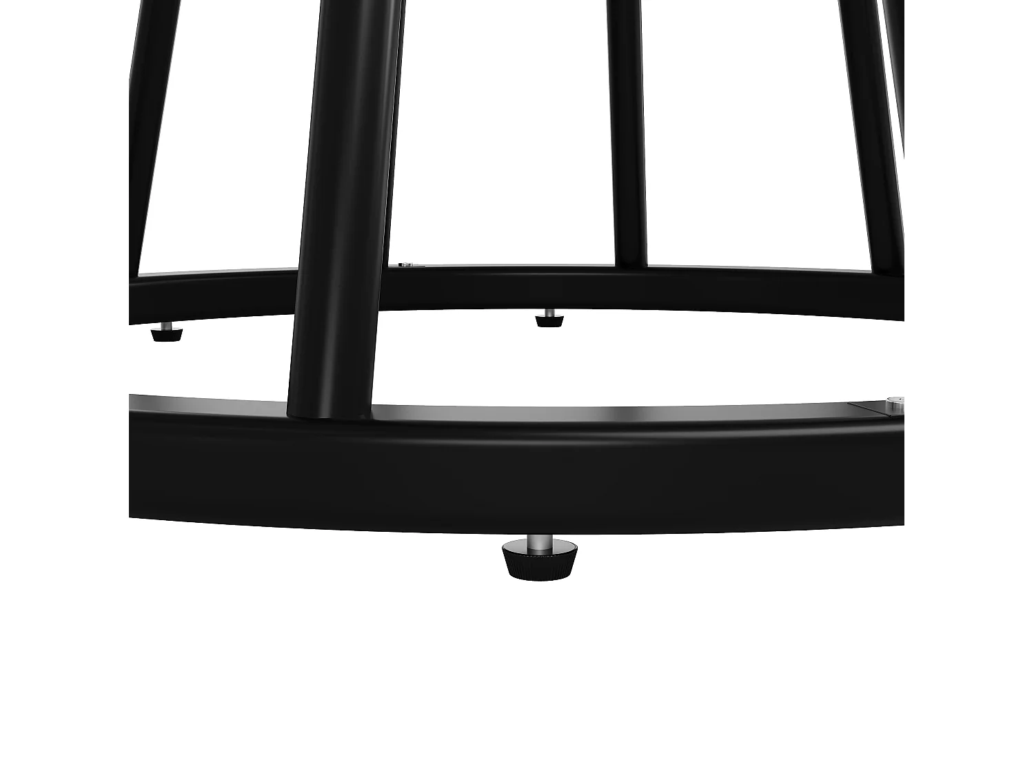 Tavolo da pranzo rotondo - 100 x 100 x 76 cm - con contenitore - effetto marmo - MDF + metallo - nero