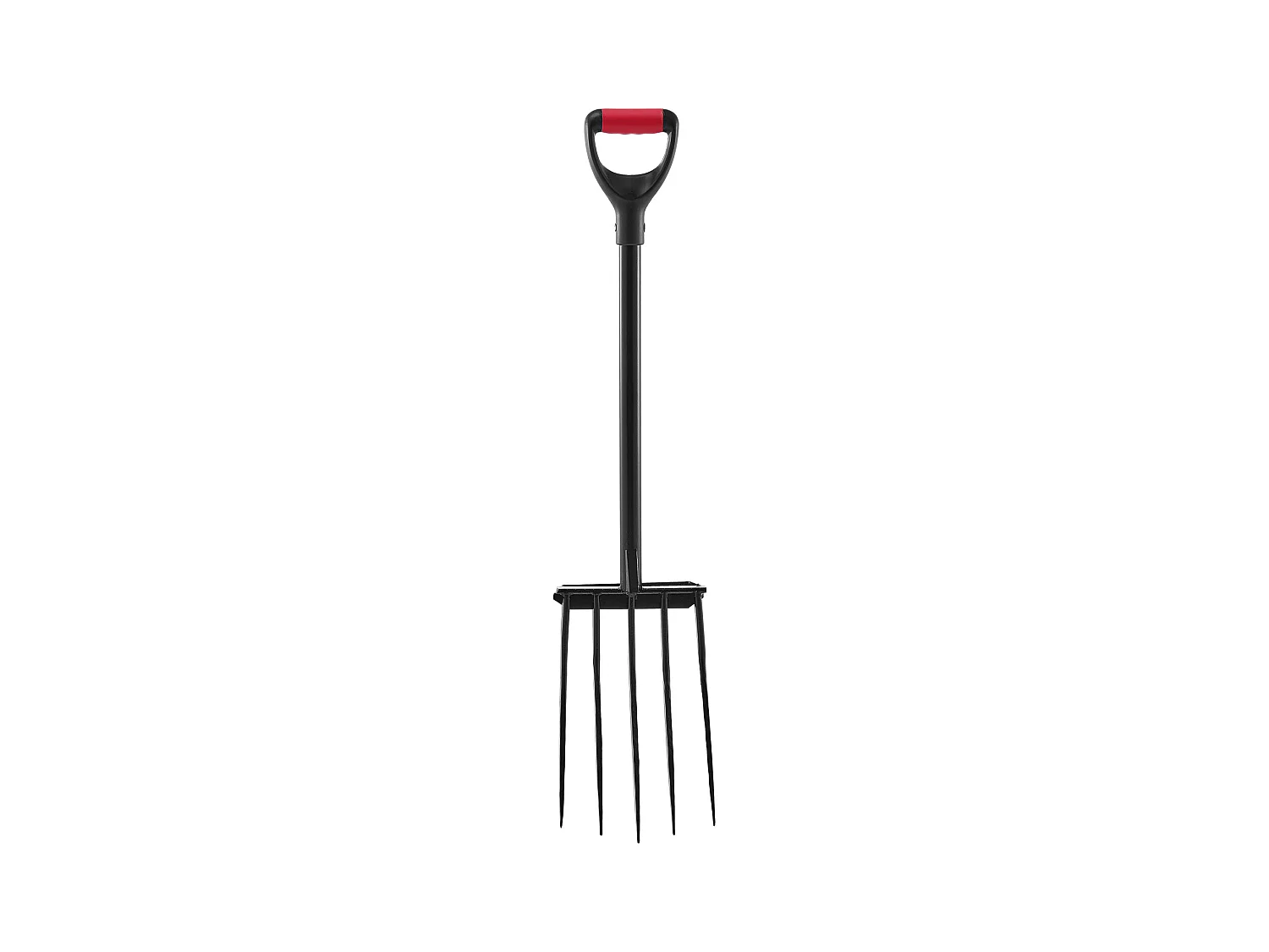 Fourche à Bêcher SucceBuy 5 Dents, Outil de Jardinage avec Manche en Métal Solide, Longueur Totale de 105 cm, Poignée en Y Ergonomique, Idéale pour Creuser