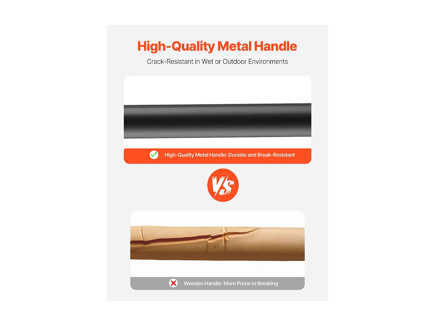 Fourche à Bêcher SucceBuy 5 Dents, Outil de Jardinage avec Manche en Métal Solide, Longueur Totale de 105 cm, Poignée en Y Ergonomique, Idéale pour Creuser