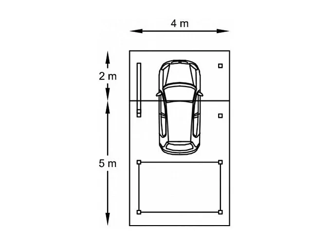 Carport combination 4064x7064