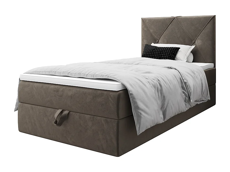BEDANTE Boxspringbed ALTEA 80x200 Monolith 15 bruin