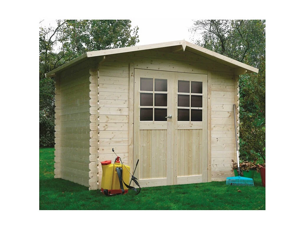 Abri de jardin en bois - 2480 x 1980