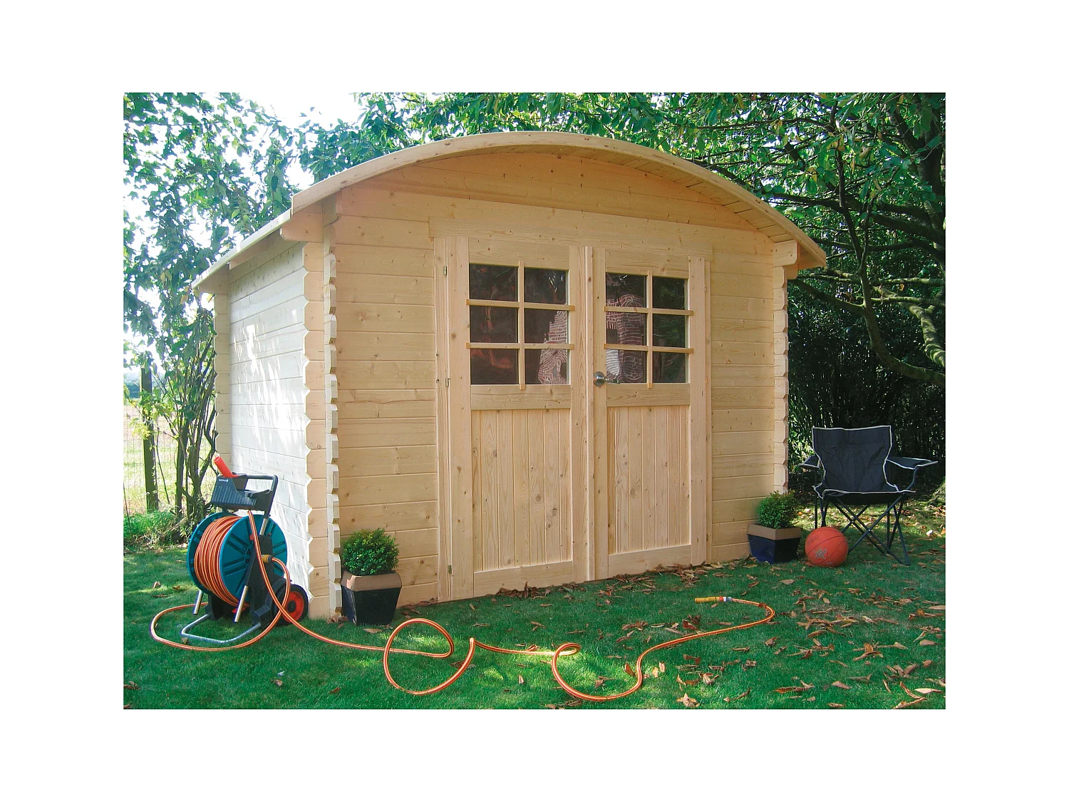 Abri de jardin Dainville en bois - 2980 x 2380