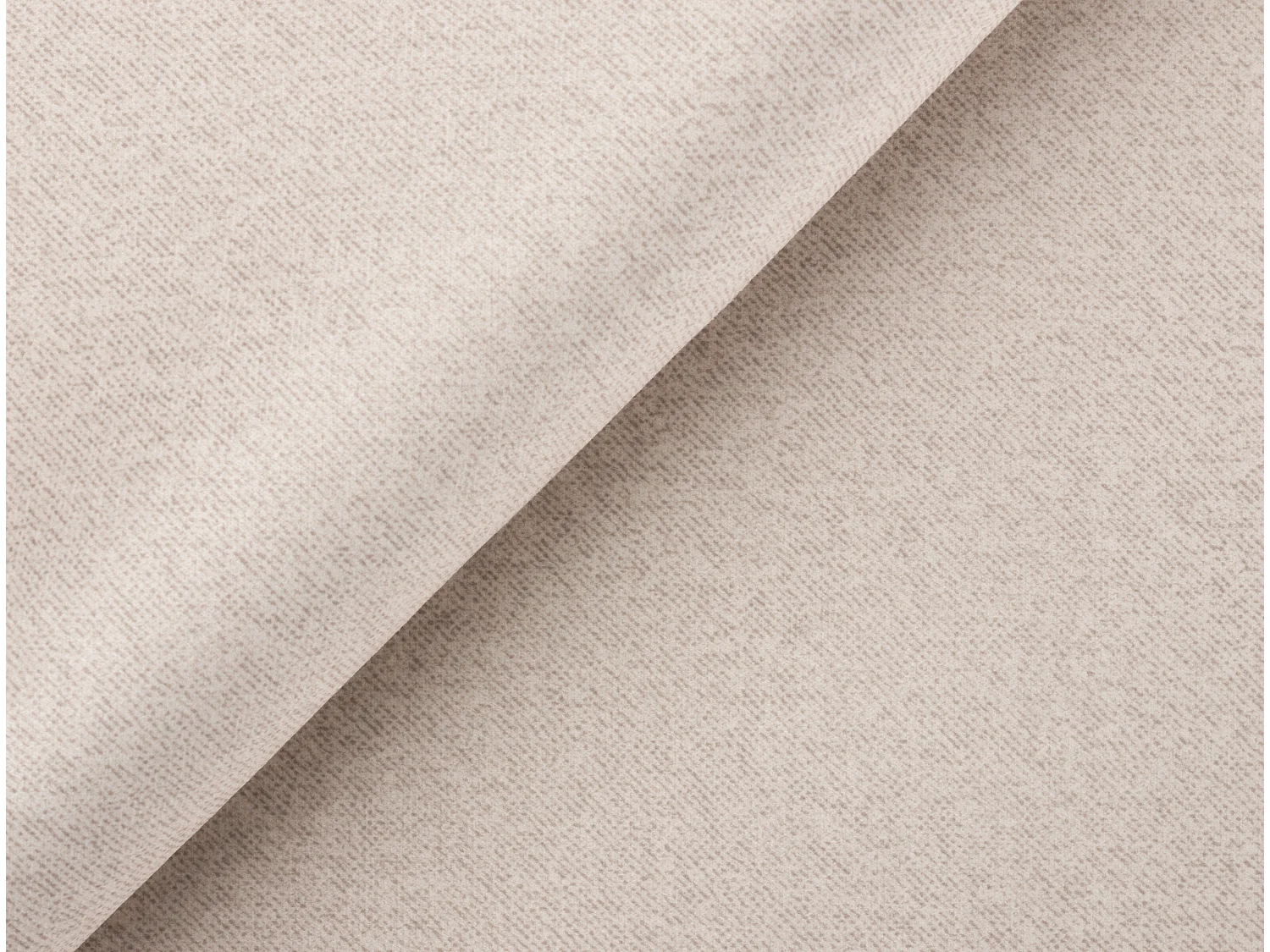 Canapé d’angle moderne avec fonction lit et coffre de rangement, en tissu velours beige, et des appuie-têtes réglables Hilda