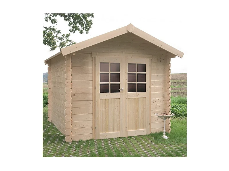 Abri de jardin en bois - 2380 x 2380