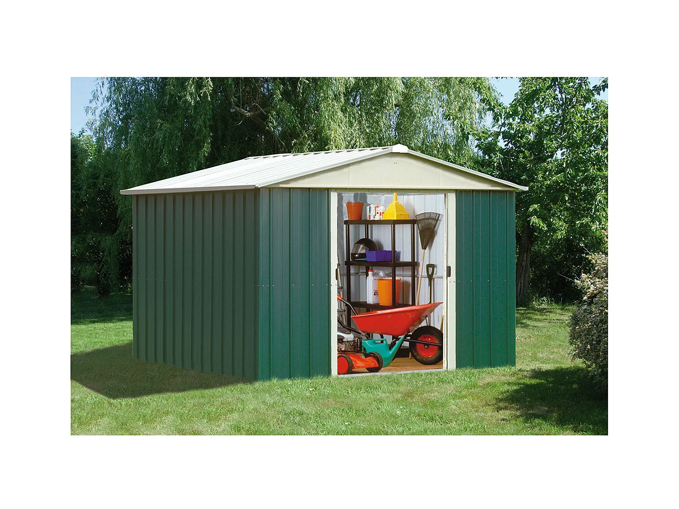 Yardmaster Abri de jardin métal 7,18m² - 108geyz