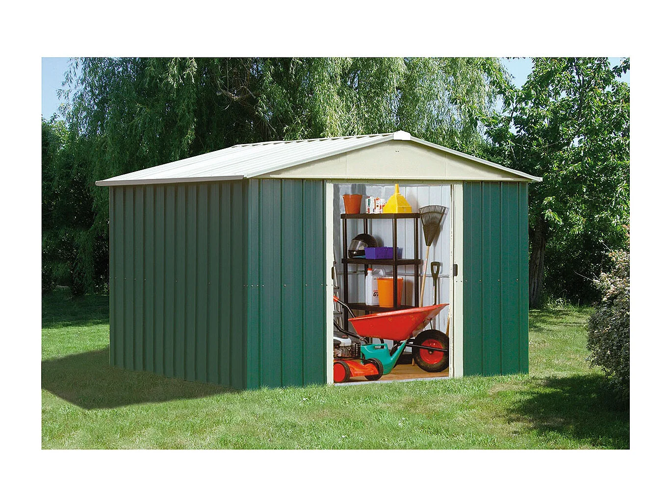 Yardmaster Abri de jardin métal 7,18m² - 108geyz