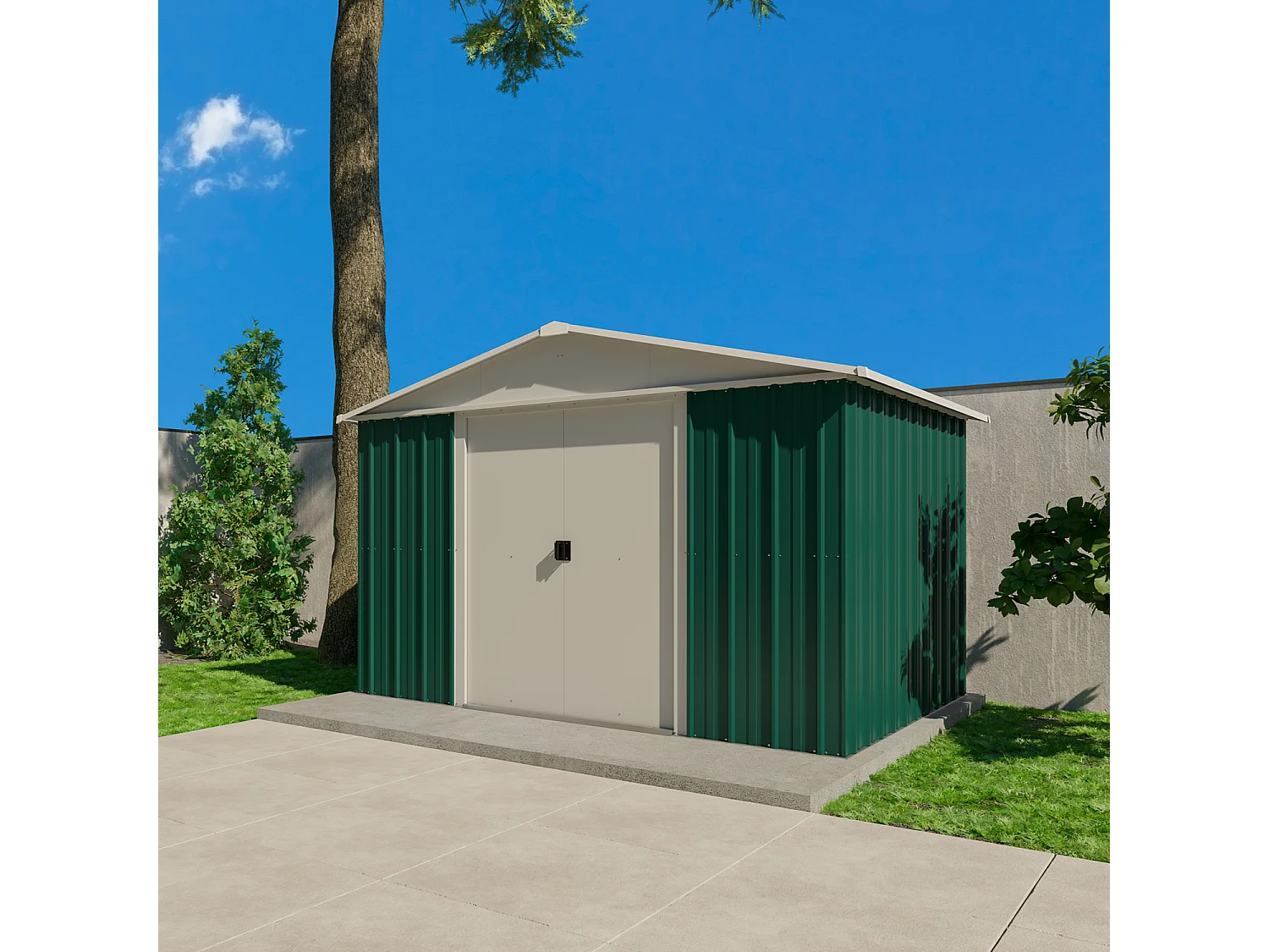 Yardmaster Abri de jardin métal 7,18m² - 108geyz
