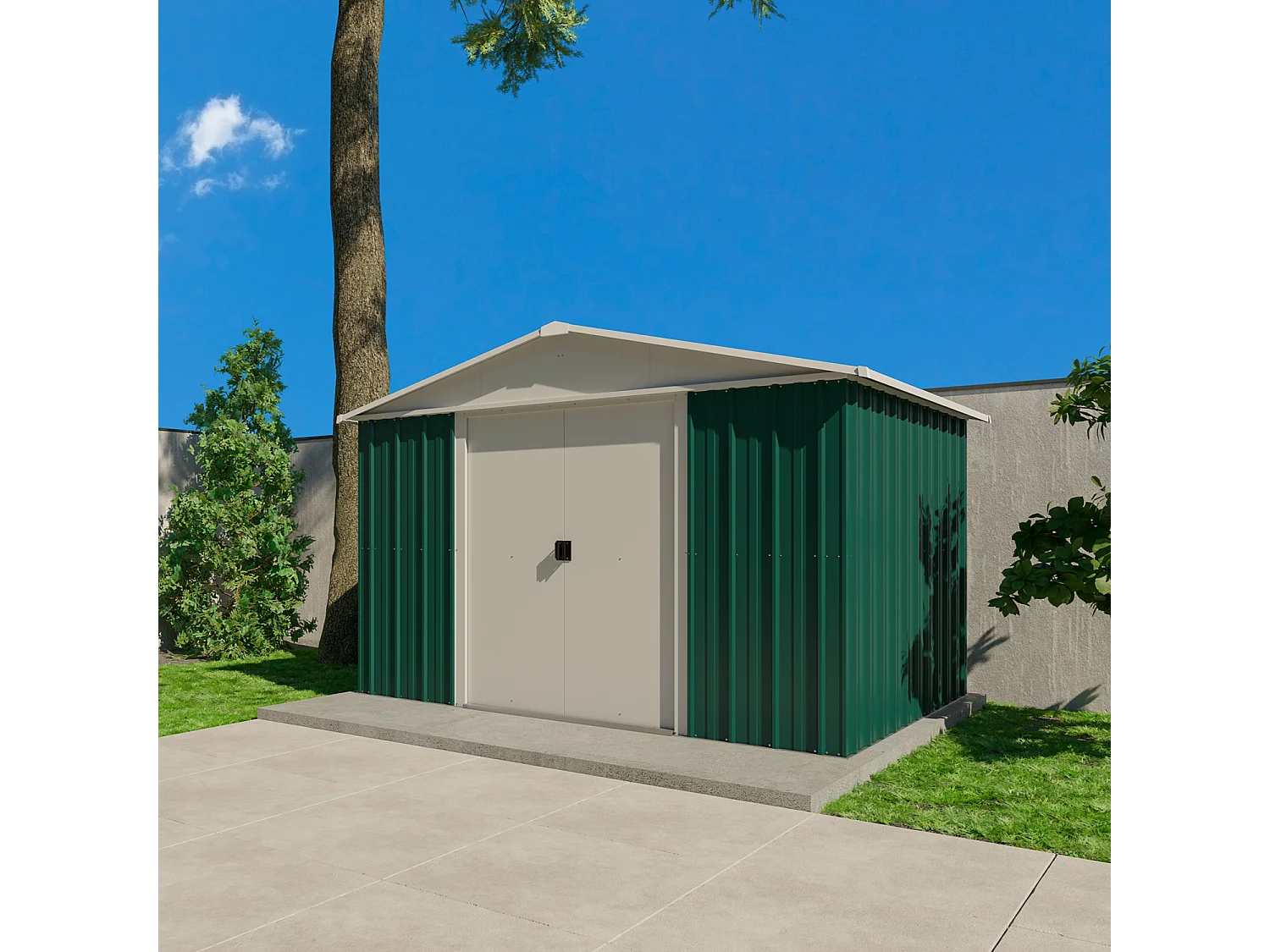 Yardmaster Abri de jardin métal 7,18m² - 108geyz