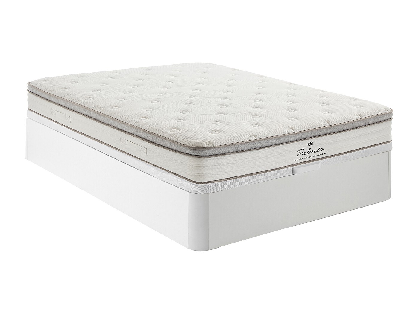 Novilla Telaio del Letto Matrimoniale 35 cm Strutture Letto a Piattaforma in Metallo, Base per