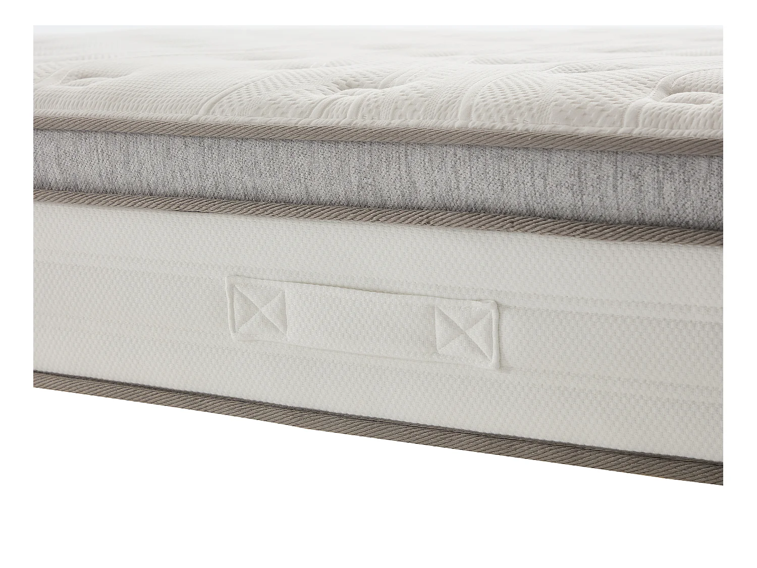 Ensemble 160 x 200 cm sommier tapissier + matelas ressorts ensachés 7 zones accueil TPE ép.28cm - ONEBIA de PALACIO