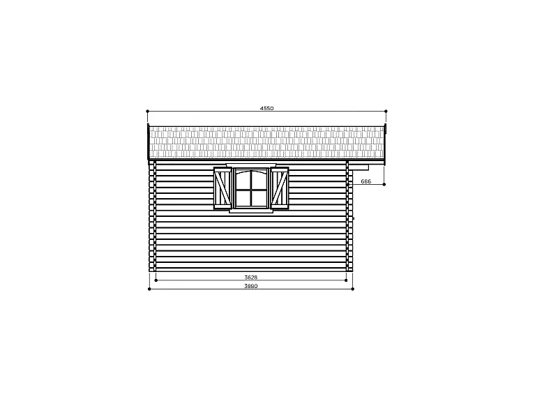 Abri de jardin en bois - 5680 x 3880