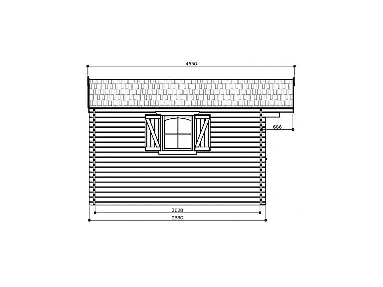 Abri de jardin en bois - 5680 x 3880