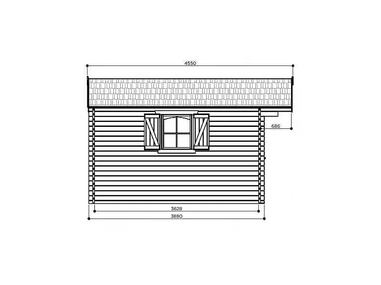 Abri de jardin en bois - 5680 x 3880