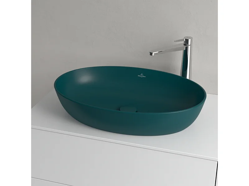 Vasque ovale à poser VILLEROY ET BOCH Artis Vert Teal