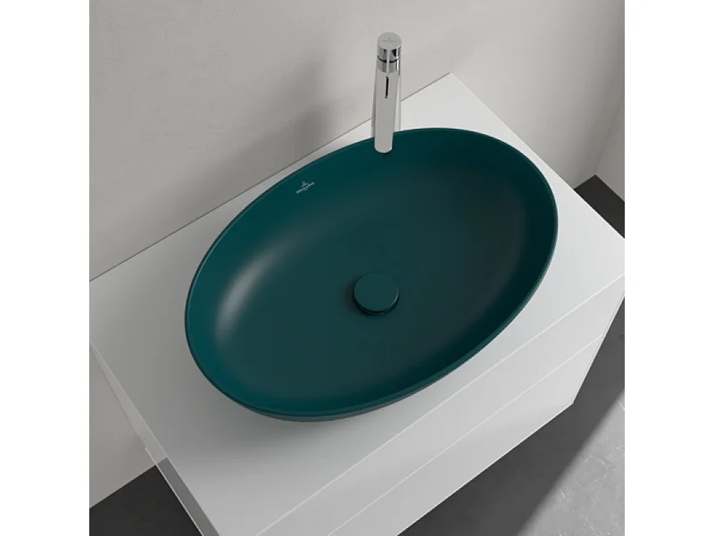 Vasque ovale à poser VILLEROY ET BOCH Artis Vert Teal