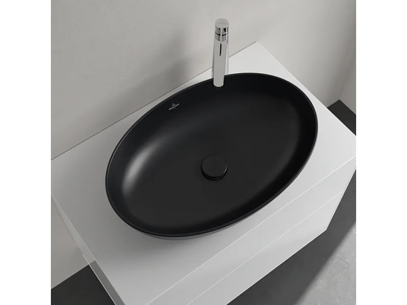 Vasque ovale à poser VILLEROY ET BOCH Artis Noir mat