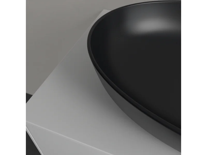 Vasque ovale à poser VILLEROY ET BOCH Artis Noir mat